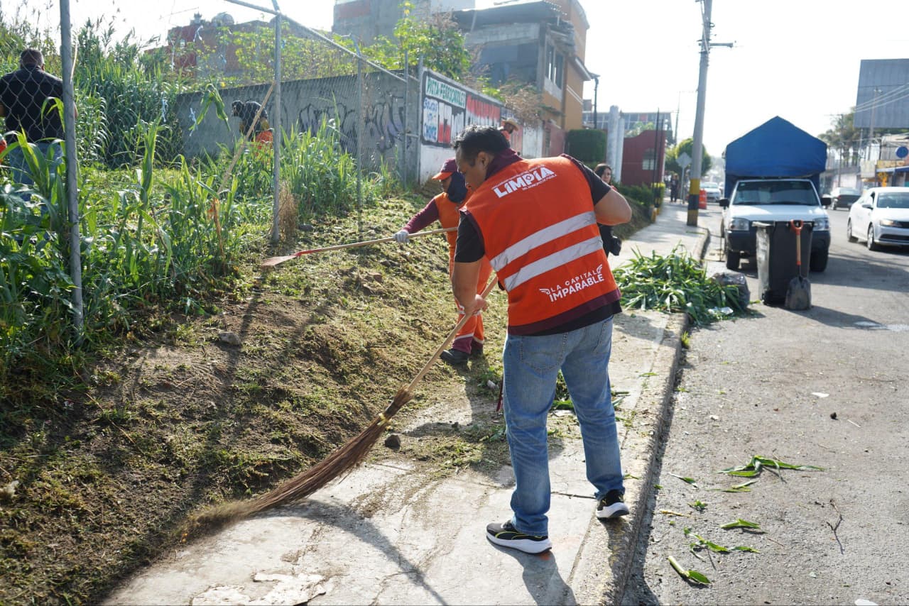 Pepe Chedraui intensifica limpieza de barrancas y áreas verdes ante temporada de lluvias