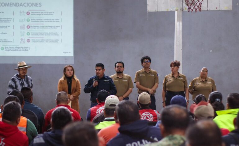 Puebla activa blindaje preventivo ante temporada de lluvias y ciclones 2026