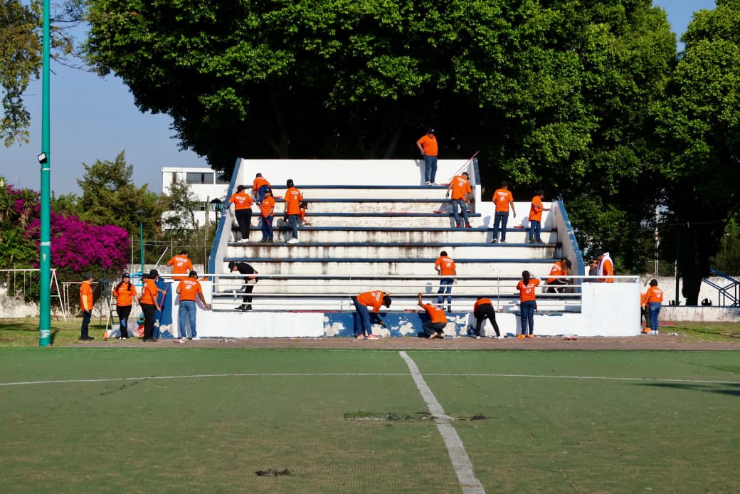 Home Depot se pone la camiseta: rescatan deportivo en Xonaca junto al Ayuntamiento