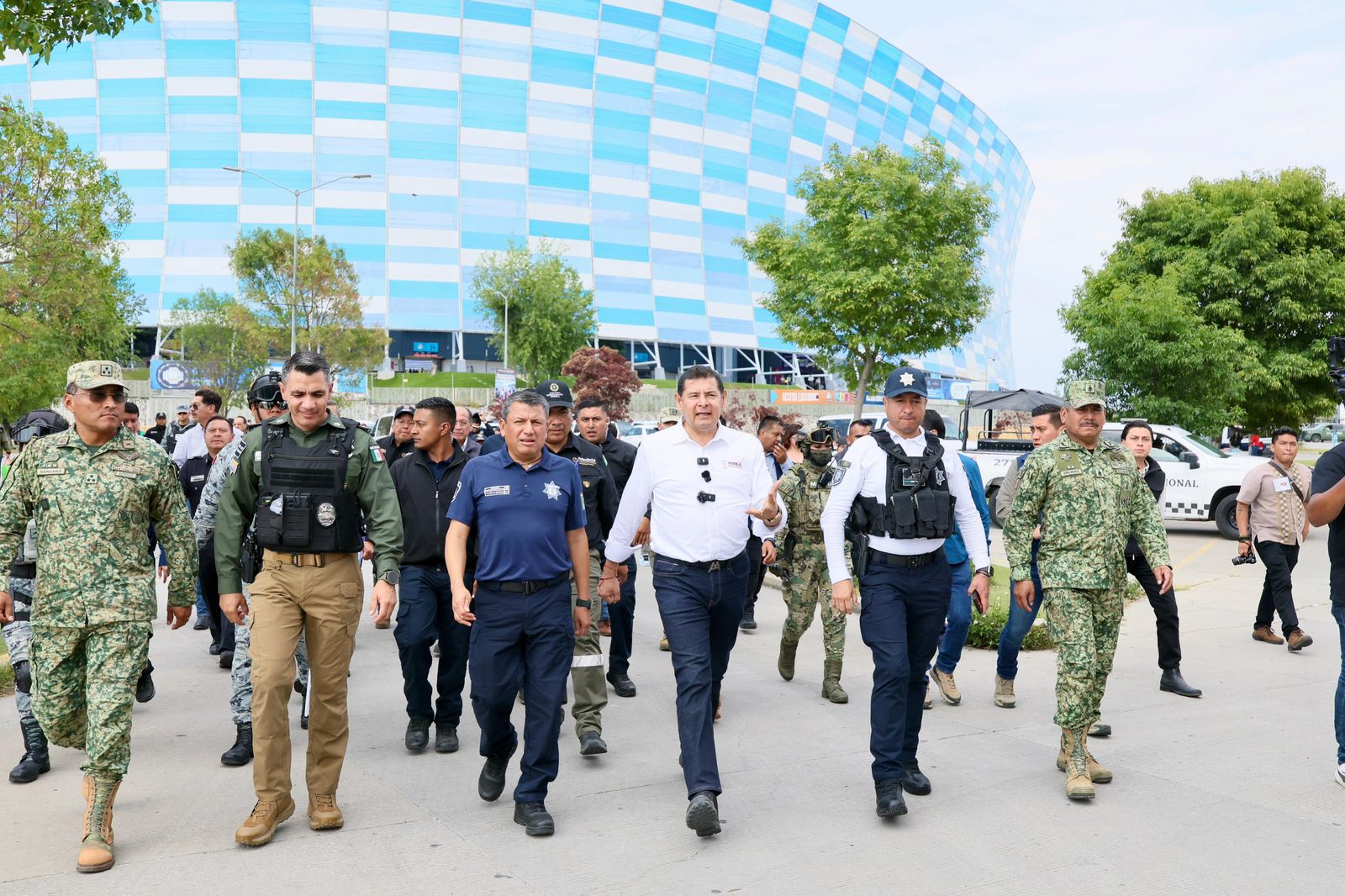 Puebla se blinda para el México vs Ghana: despliegan más de mil 700 elementos en el Cuauhtémoc