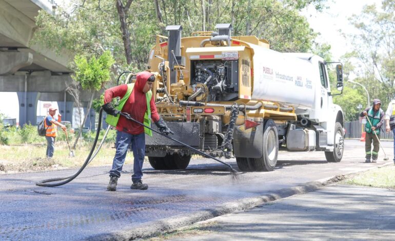 Avanza al 60% rehabilitación de la lateral México-Puebla; beneficiará a 73 mil habitantes