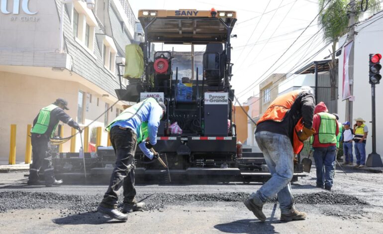Rehabilitación de la 20 Sur alcanza 72% de avance y beneficiará a 16 colonias de Puebla