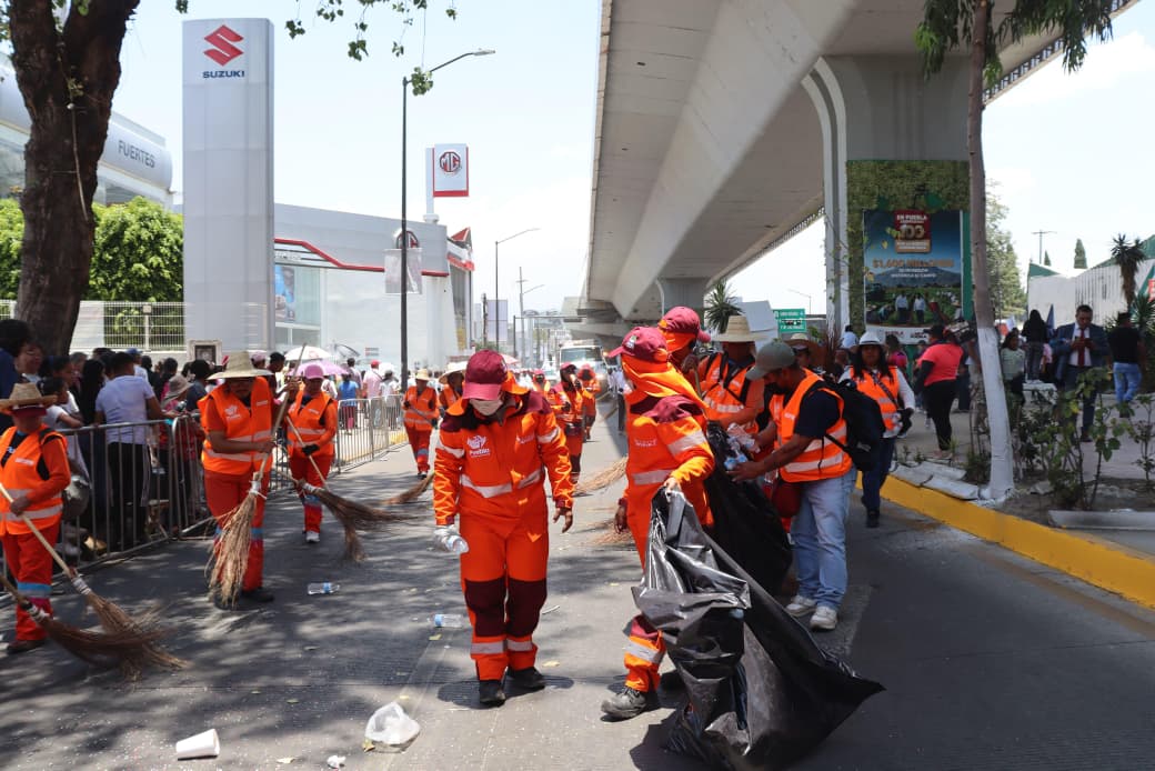 Puebla lista y limpia para el 5 de Mayo: activan operativo con 300 brigadistas