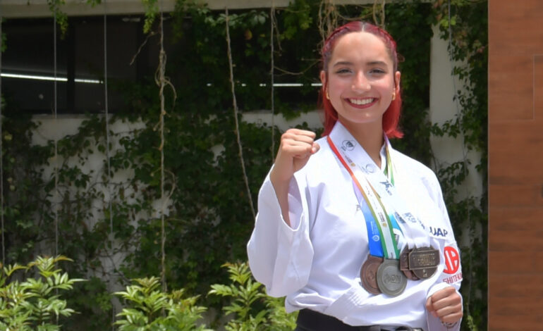 Karateca BUAP conquista plata y bronce en la Olimpiada Nacional CONADE 2026