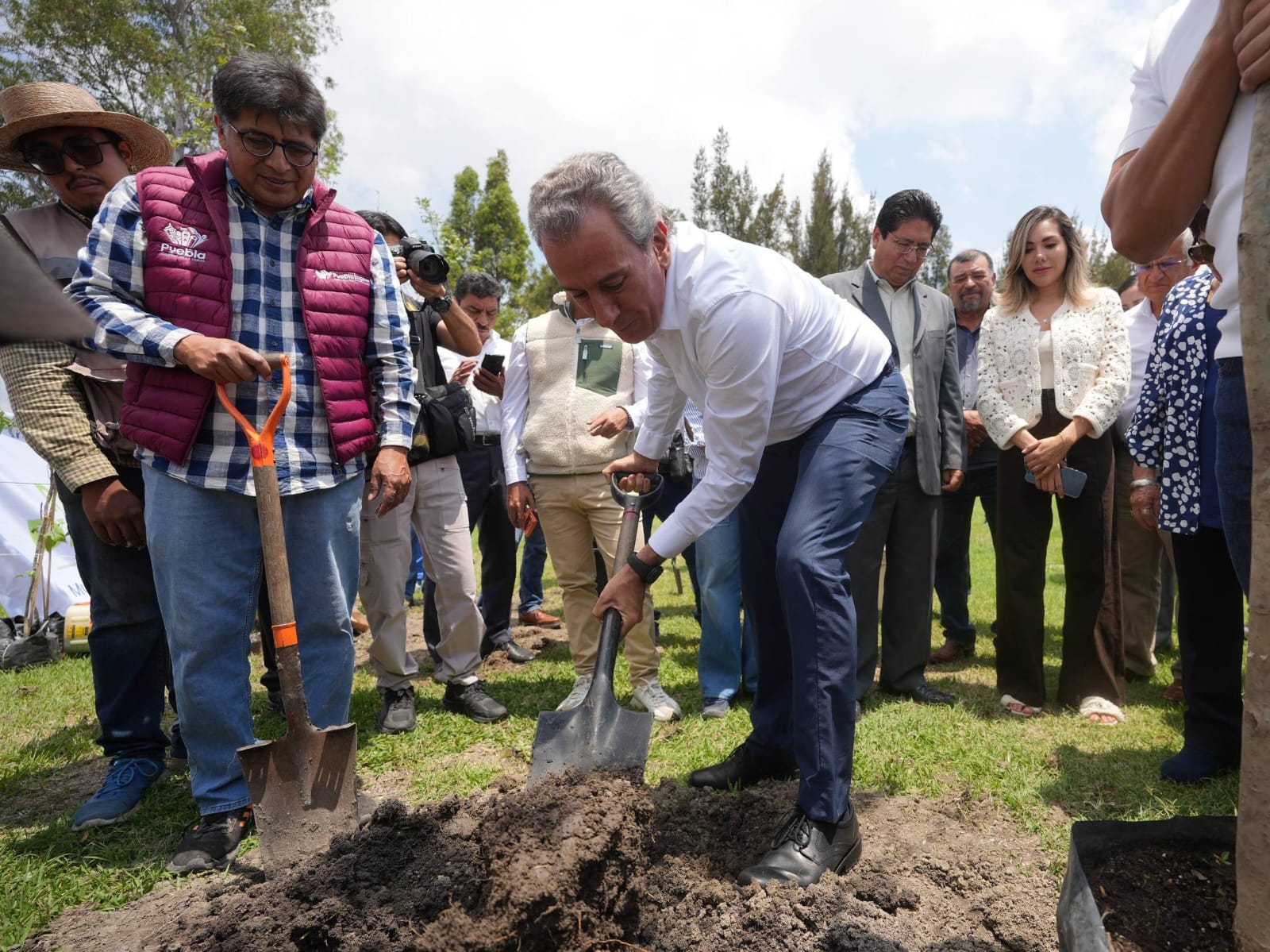 Pepe Chedraui impulsa reforestación en Puebla con el programa “Raíces del Futuro”