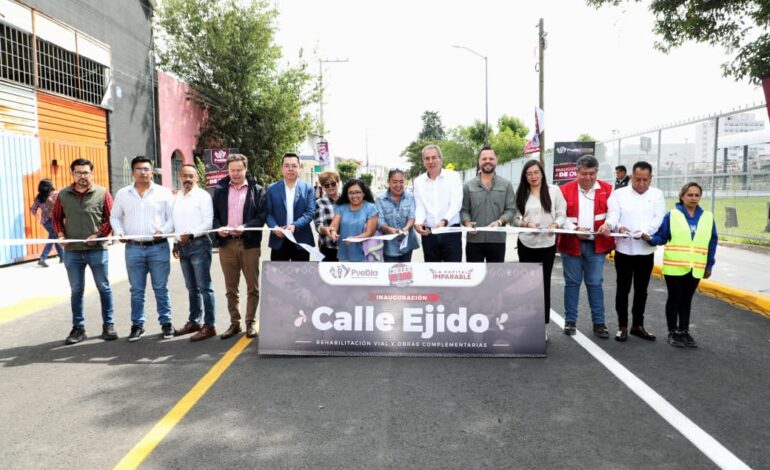 San Baltazar Campeche estrena calle Ejido rehabilitada con #CallesAl100
