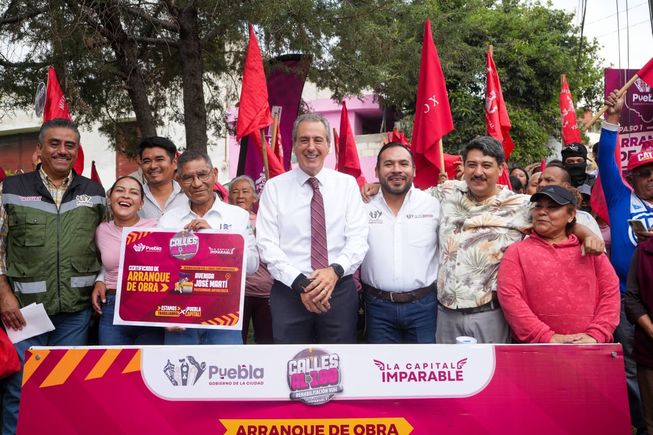 Pepe Chedraui inicia rehabilitación vial en Fraternidad Antorchista; beneficiará a más de 10 mil habitantes