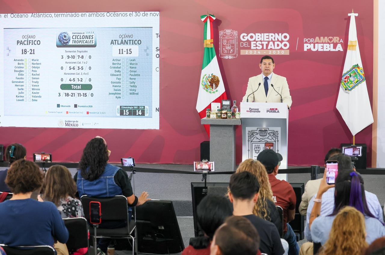 Gobierno refuerza vigilancia por lluvias; Puebla activa medidas preventivas ante temporada de riesgo