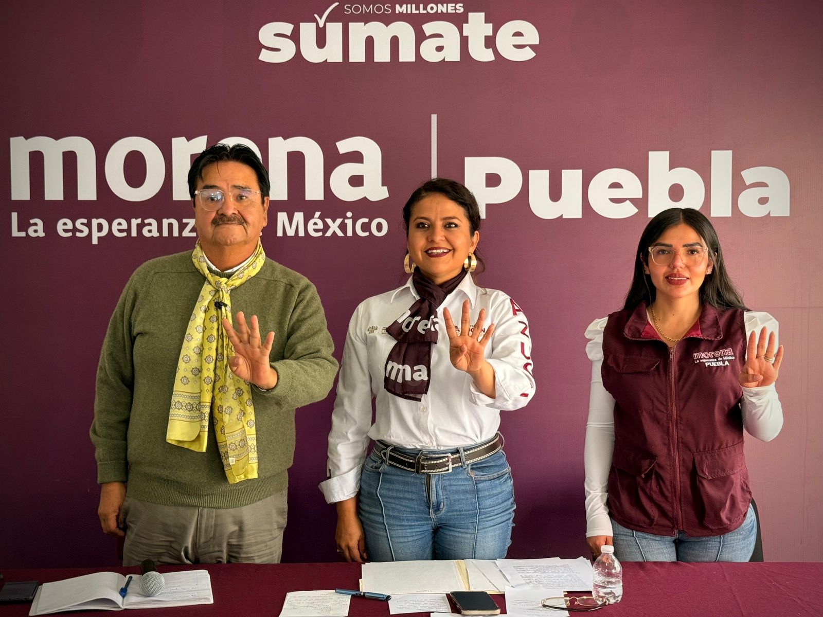 Morena Puebla perfila la obra comunitaria como bandera política y busca elevarla a rango constitucional