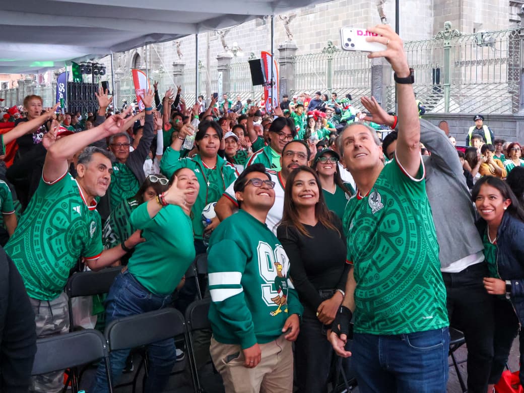 Pepe Chedraui supervisa operativo de seguridad durante festejos por el triunfo de México