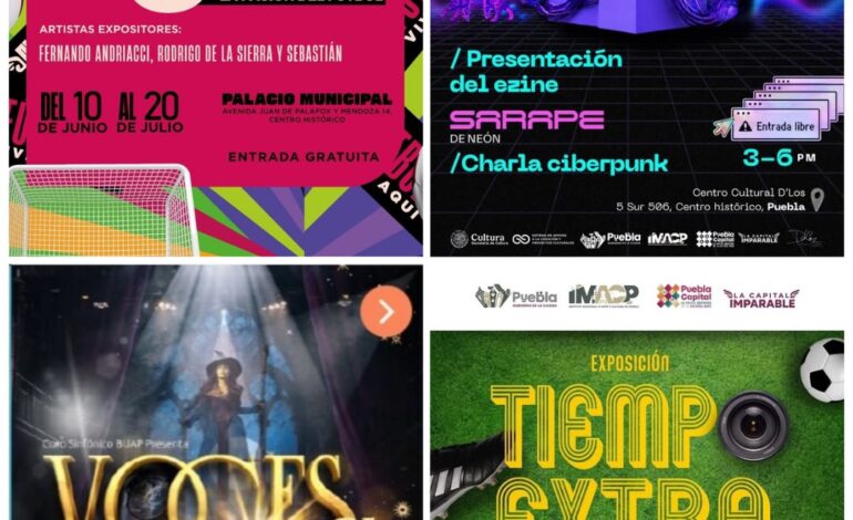 Puebla arma fin de semana con futbol, cine, fantasía y Broadway coral