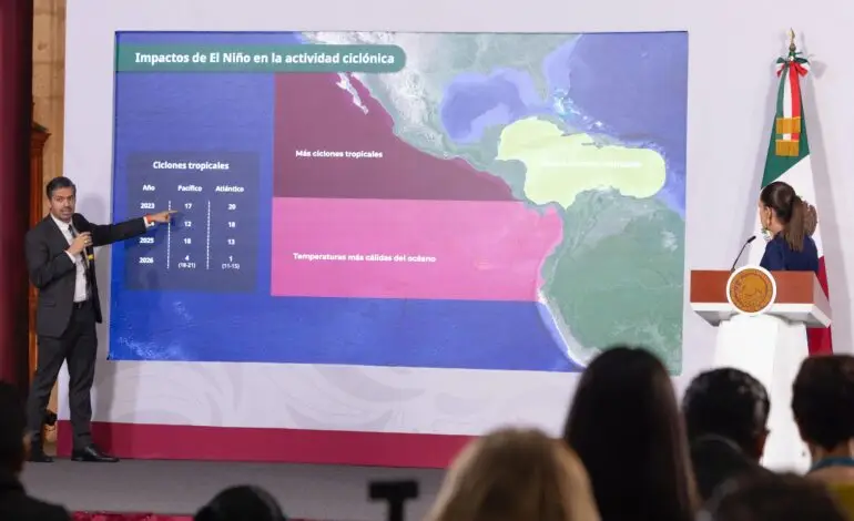 México alista alertas telefónicas por lluvias, ciclones y efectos de El Niño
