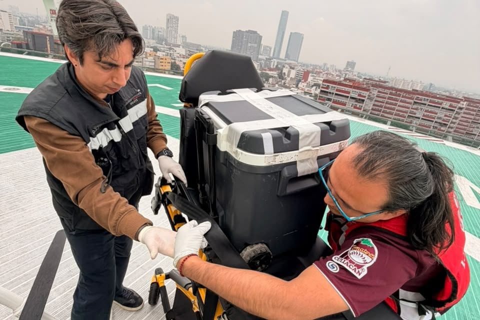 Nuevo traslado aéreo de órgano desde Puebla da esperanza de vida a paciente en la Ciudad de México