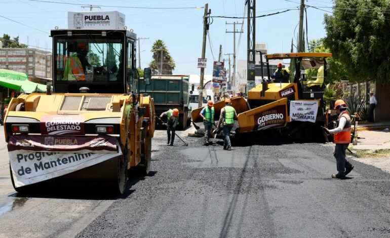 Armenta lanza plan para rehabilitar 76 vialidades con 36 mil toneladas de material
