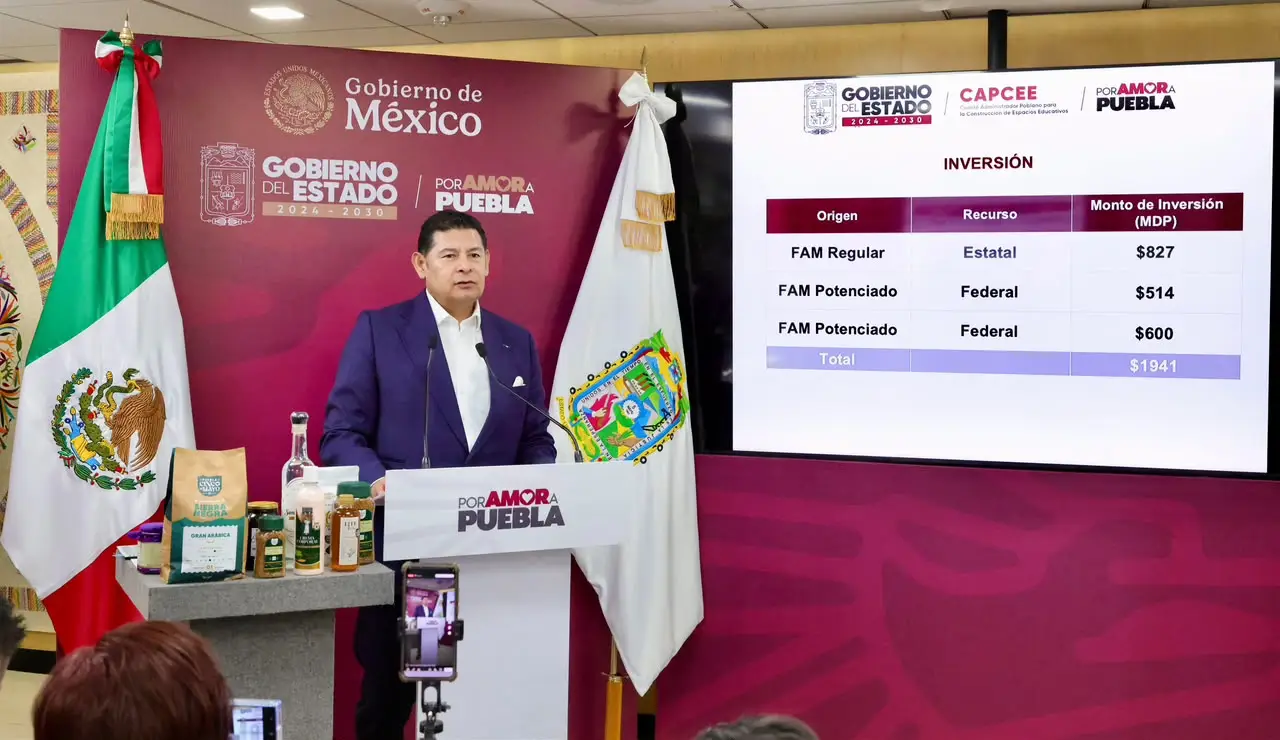 Puebla eleva a casi 2 mil millones la inversión en infraestructura educativa