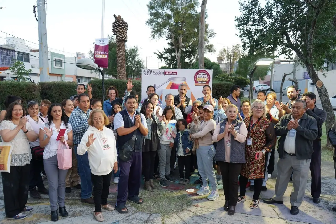 Colonia Reforma estrena alumbrado LED al 100% con 104 nuevas luminarias