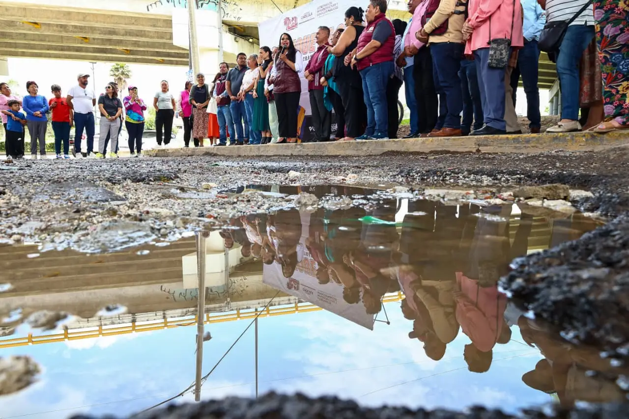 San Pedro Cholula inicia pavimentaciones en Zacapechpan y Momoxpan