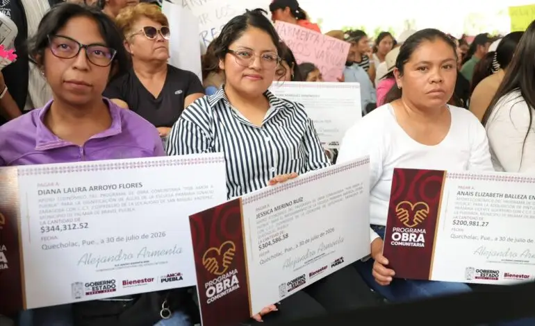 Obra Comunitaria crecerá en Puebla con más recursos y cobertura para 2027