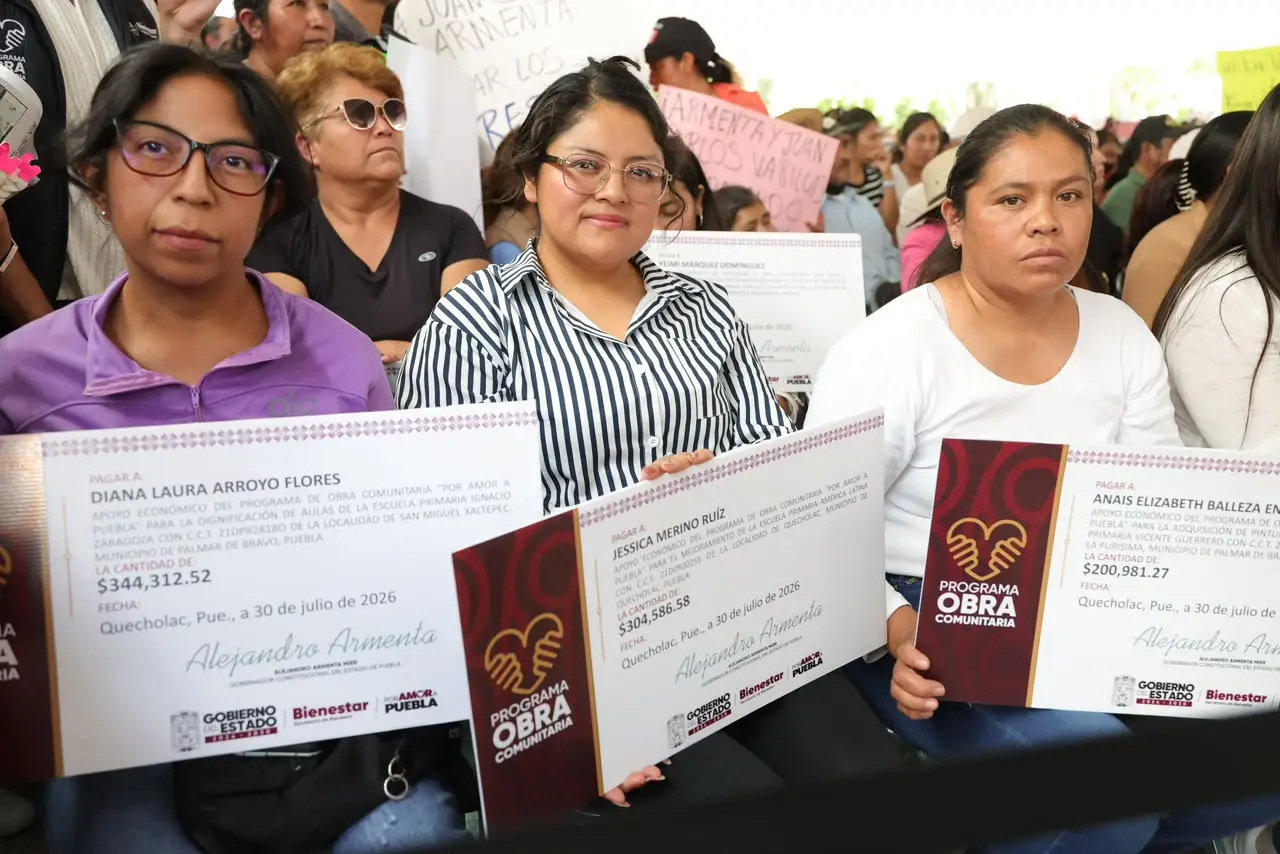 Obra Comunitaria crecerá en Puebla con más recursos y cobertura para 2027