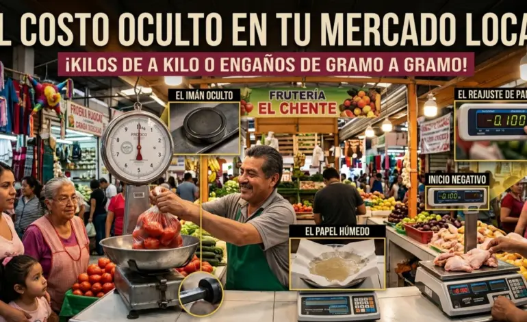 ¿Te están dando “kilos de 800 gramos”? Profeco alerta sobre básculas y pide revisar el peso en mercados