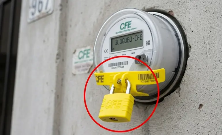 ¿Candado amarillo en tu medidor de CFE? No siempre significa “diablito”: esto debes hacer