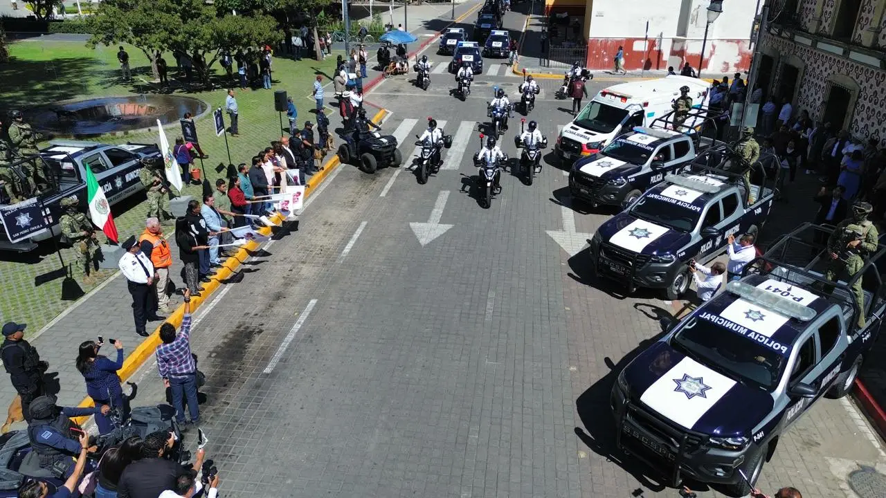San Pedro Cholula refuerza vigilancia por vacaciones en zonas turísticas y juntas auxiliares