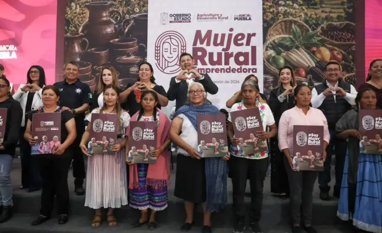 Puebla duplica recursos para mujeres rurales: 100 mdp en 2026 y meta de 15 mil beneficiarias