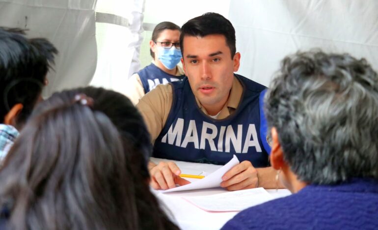 Marina y Defensa llevan servicios médicos gratuitos a San Martín Texmelucan