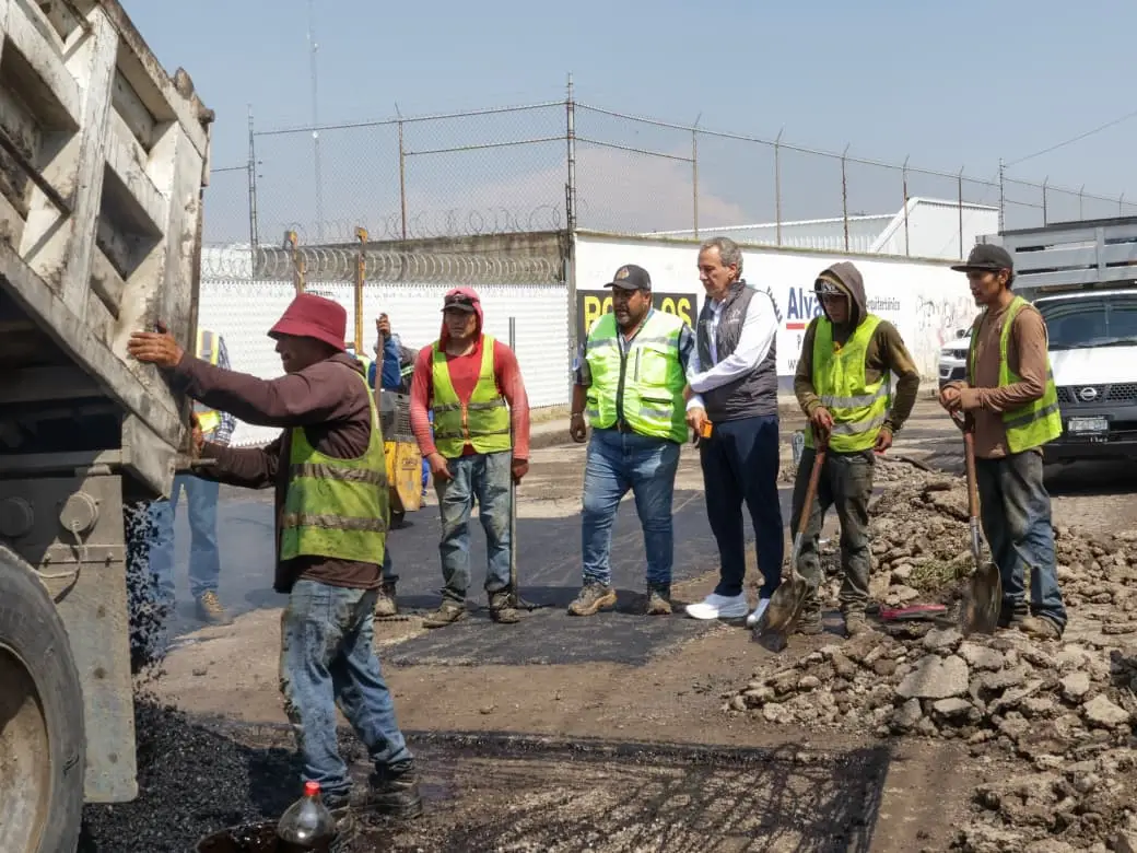 Puebla supera 433 mil baches atendidos; 25 cuadrillas trabajan diariamente