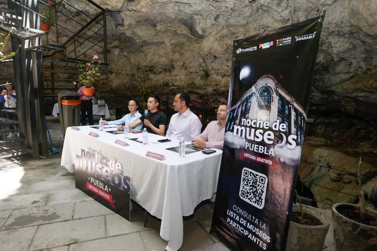 Cuexcomate y pista de hielo se suman a la Noche de Museos en Puebla