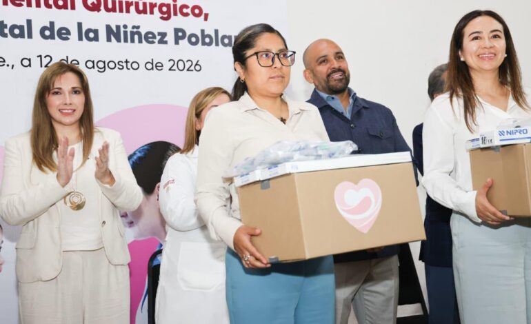 Hospital de la Niñez recibe equipo médico por más de 3.5 mdp