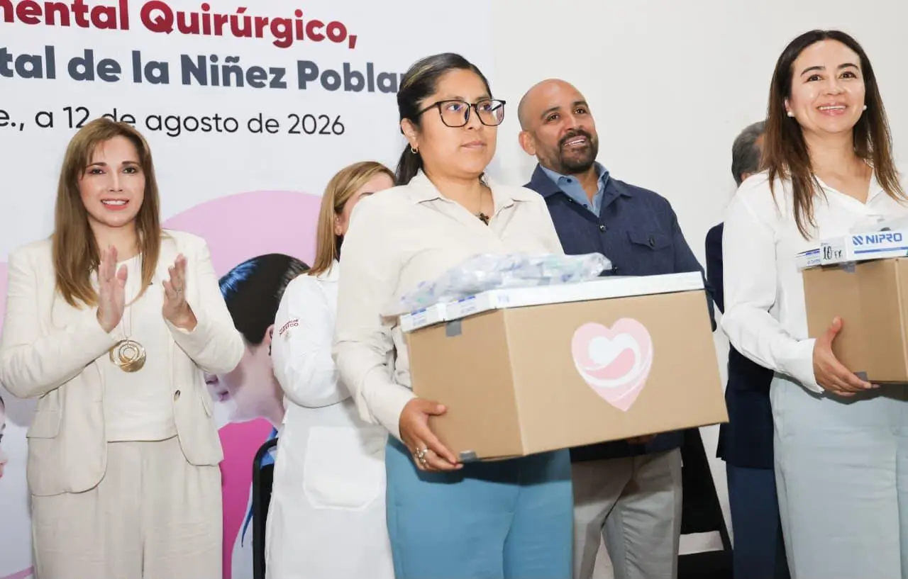 Hospital de la Niñez recibe equipo médico por más de 3.5 mdp