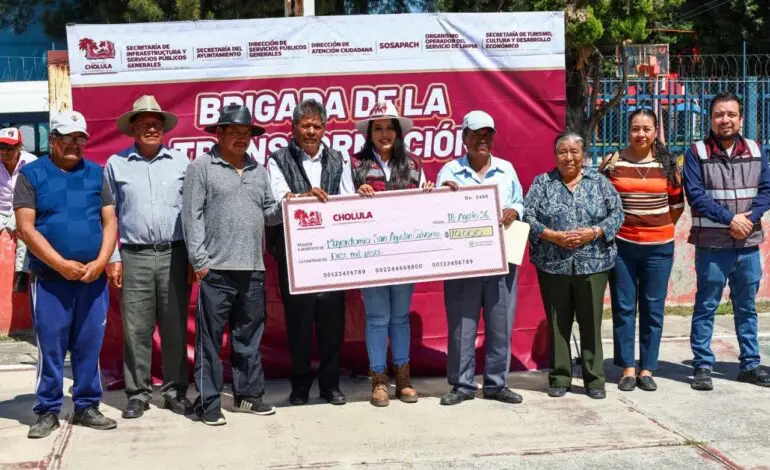 Brigada de la Transformación llega a San Agustín Calvario con limpieza y mejora de espacios públicos