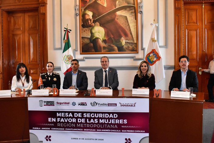 Puebla y seis municipios metropolitanos coordinan respuesta contra la violencia hacia mujeres