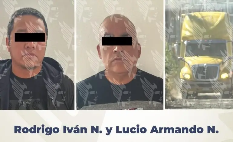 Caen dos con tráiler robado en Coronango; llevaban inhibidor para bloquear el GPS