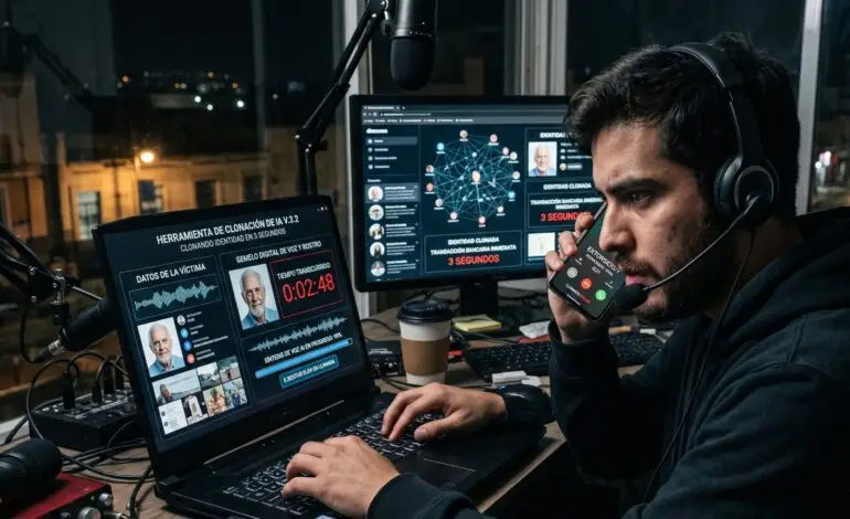 Estafa virtual: El escalofriante fraude con Inteligencia Artificial que clona tu identidad en 3 segundos