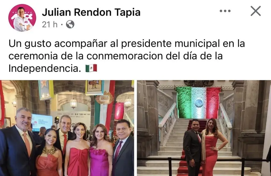 Julián Rendón borra foto con Pepe Chedraui tras críticas dentro de Somos México