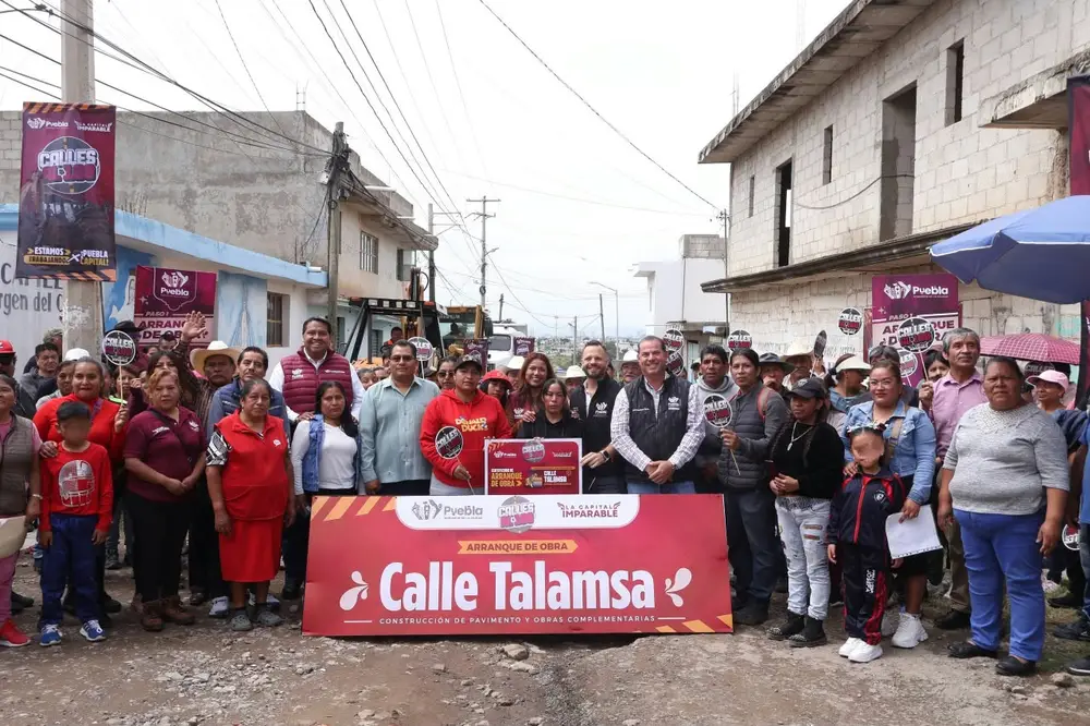 Arranca rehabilitación de la calle Talamsa en Xochimehuacan