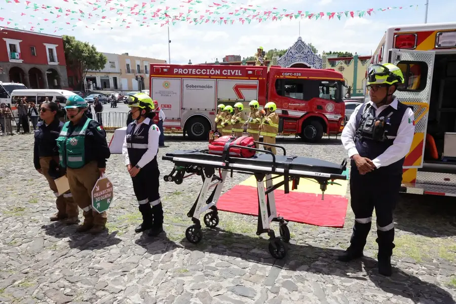 Simulacro moviliza a 1.5 millones de personas en los 217 municipios de Puebla