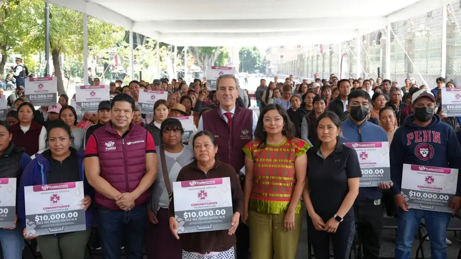 Entregan 2 millones a proyectos indígenas de Puebla capital; mujeres reciben ocho de cada 10 apoyos