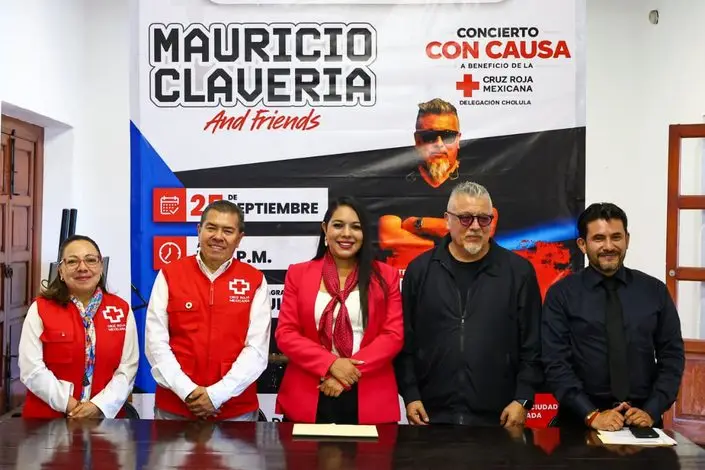 Mauricio Clavería tocará en Cholula por la Cruz Roja; buscan recaudar 150 mil pesos