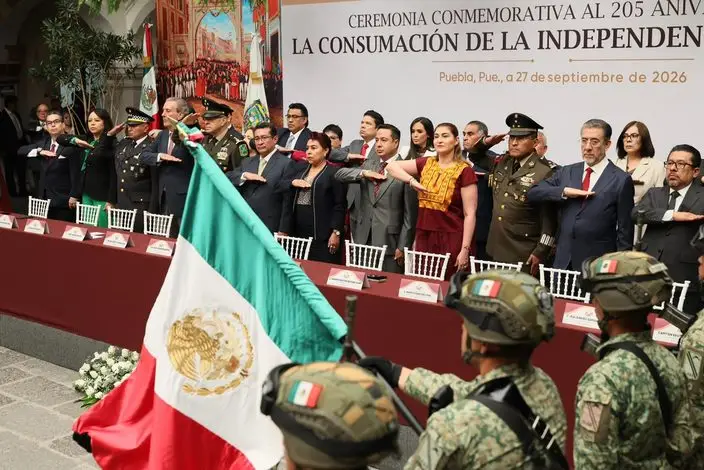 Puebla recuerda su papel en la Consumación de la Independencia a 205 años