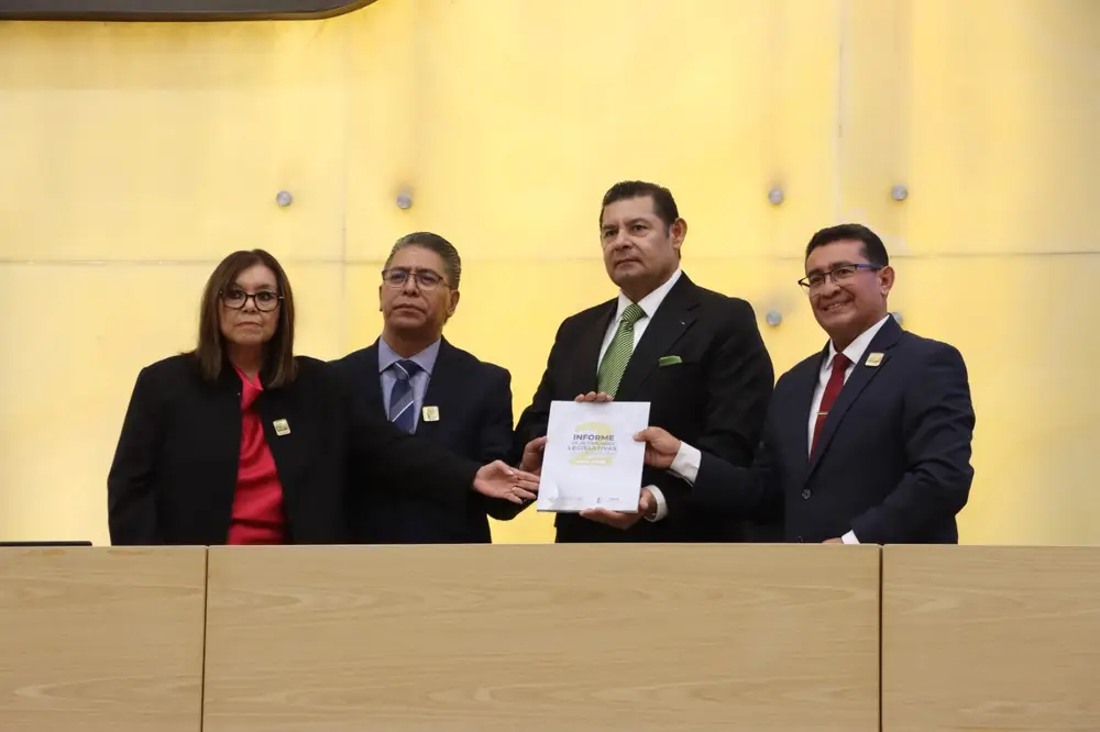 Congreso de Puebla reporta 821 decretos y seis nuevas leyes en su Segundo Informe