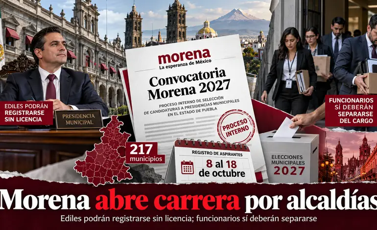 Morena abre carrera por alcaldías: ediles podrán registrarse sin pedir licencia; funcionarios sí deberán separarse