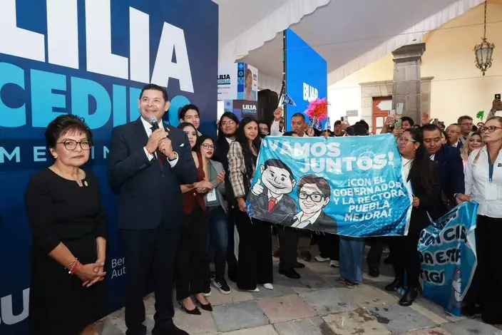 Armenta cierra filas con Cedillo: respaldo a la rectora y mensaje por la autonomía de la BUAP