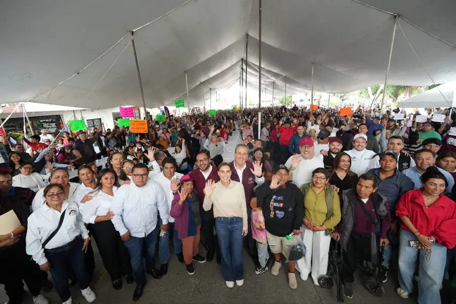 Pepe Chedraui destaca obras, seguridad y servicios durante informe en San Francisco Totimehuacan