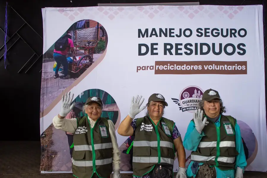 Puebla llevará talleres de limpieza y reciclaje a sus 17 juntas auxiliares; buscan capacitar a 2 mil personas