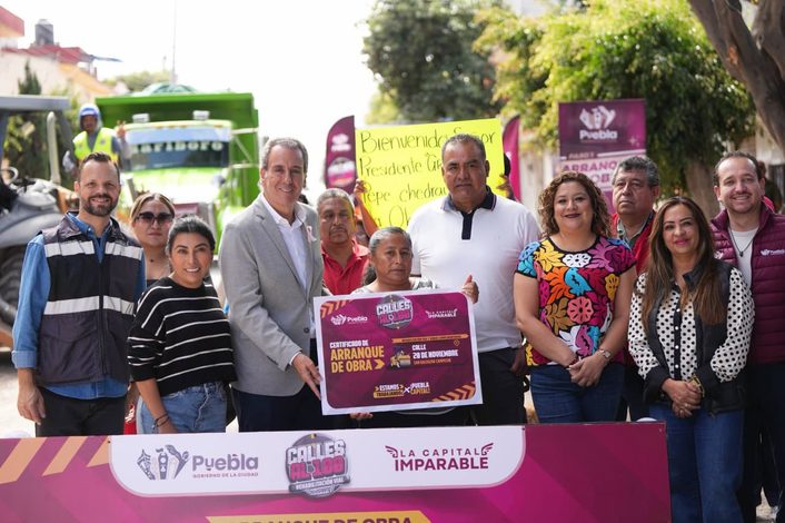 Pepe Chedraui inicia rehabilitación de la calle 20 de Noviembre en San Baltazar Campeche; beneficiará a 12 mil habitantes