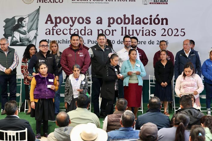 A un año de las inundaciones, 436 familias de la Sierra Norte recibirán apoyos para reubicarse