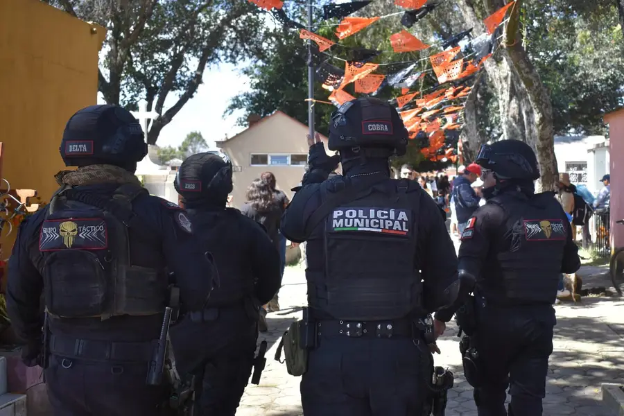 San Pedro Cholula prepara operativo de seguridad en panteones por Día de Muertos